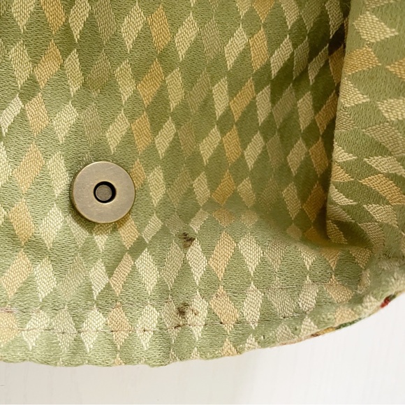 Jean Et tan floral fabric and leather hobo shoulder bag - Picture 8 of 10